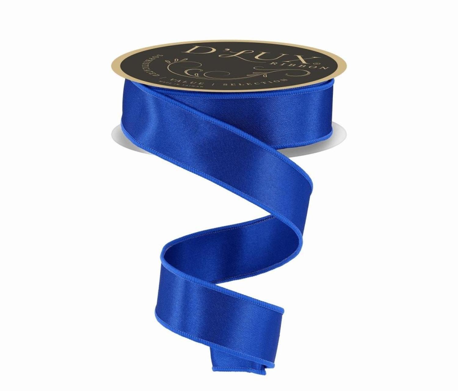 1.5in Satin Fused Ribbon: Royal Blue (10 Yards)