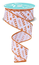 Shop For 1.5in Texas Diagonal Pattern Ribbon: Burnt Orange (10 Yards)