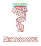 Shop For 1.5in Texas Diagonal Pattern Ribbon: Burnt Orange (10 Yards)