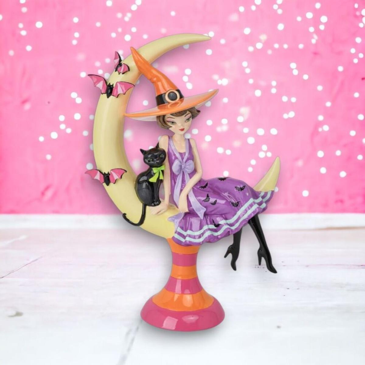 Shop For 15in Witch on Moon Figurine
