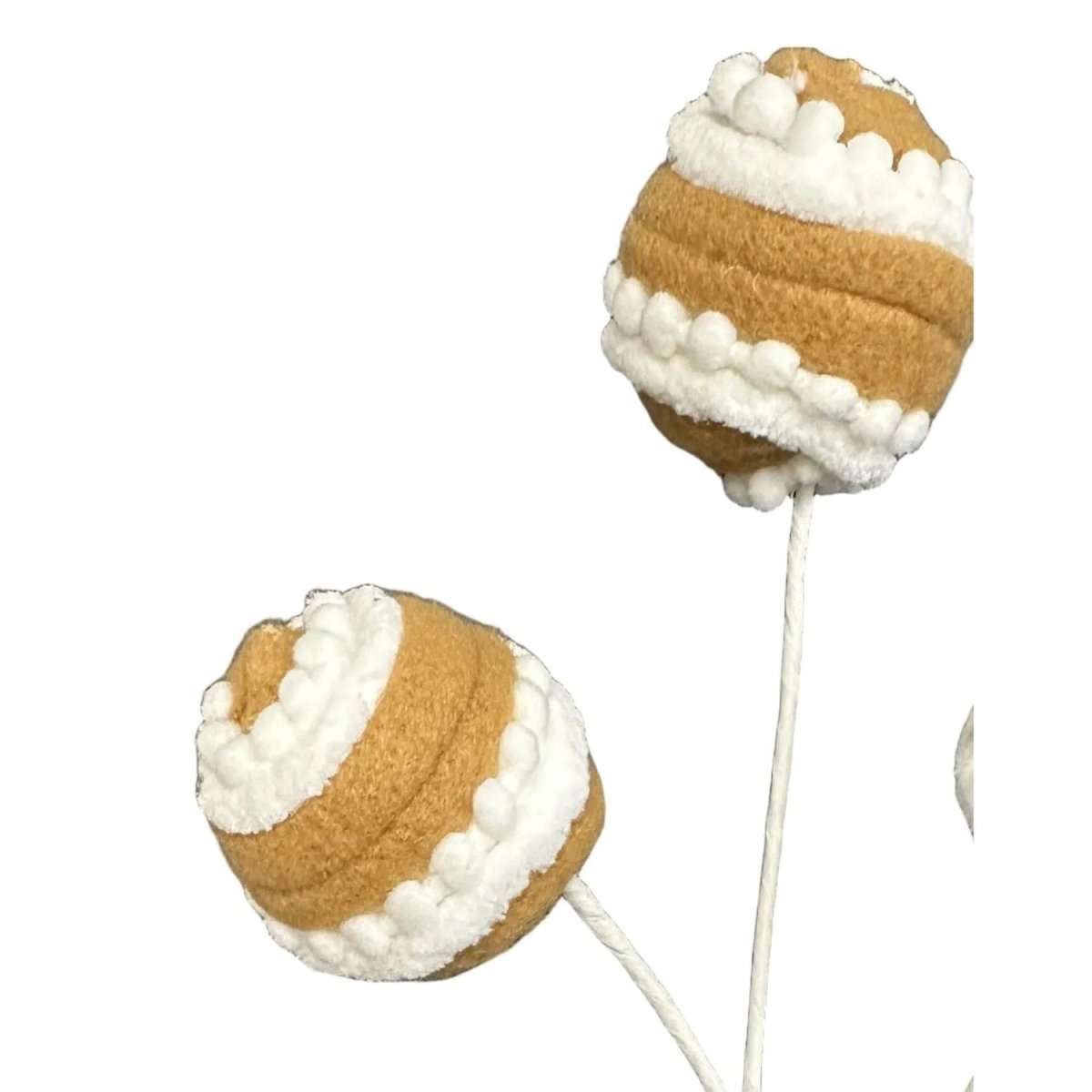 Shop For 16" Gingerbread Ball Pick: Brown