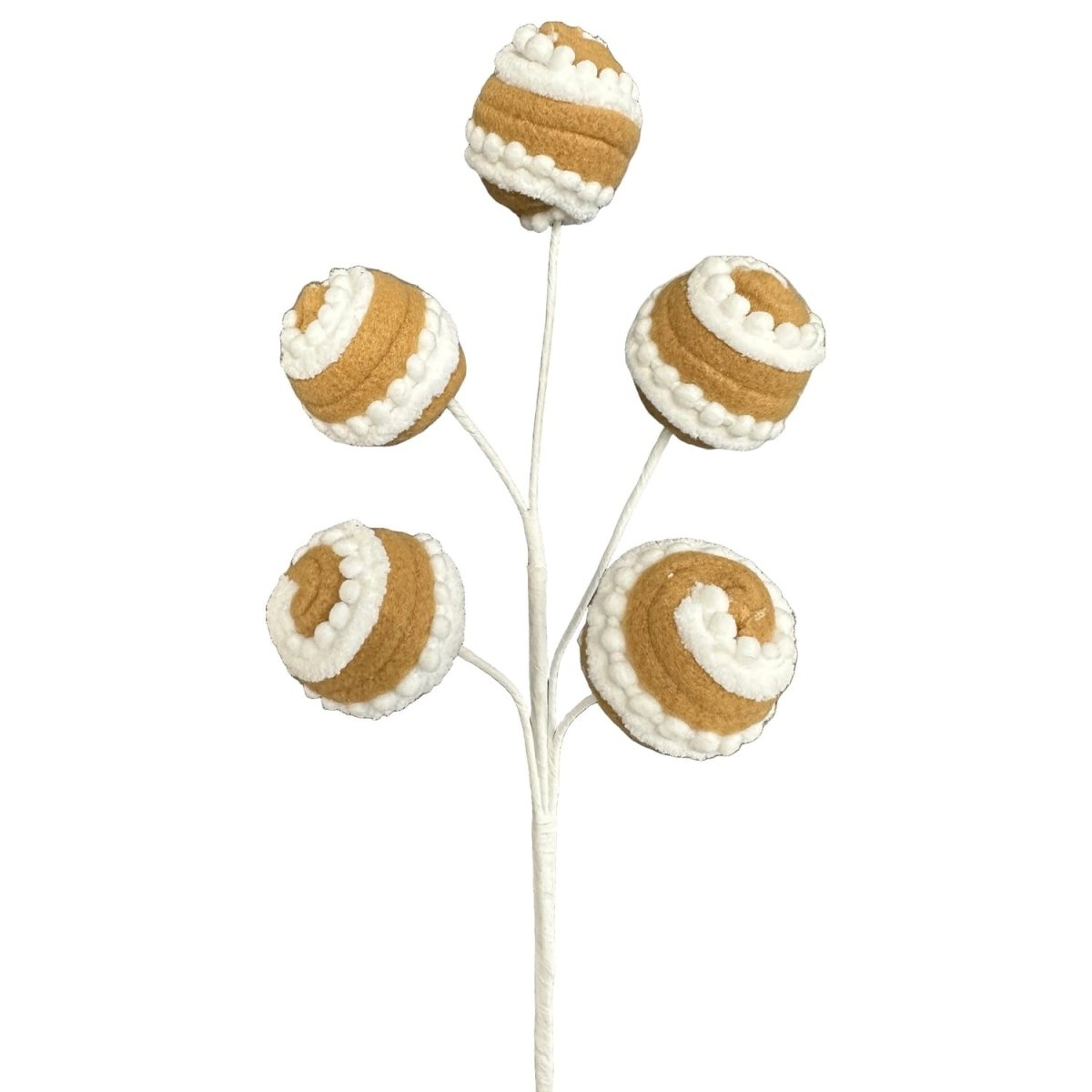 Shop For 16" Gingerbread Ball Pick: Brown