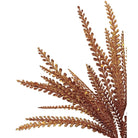 Shop For 16" Glitter Leaves Bush: Orange
