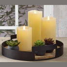 Shop For 16 inch Black Metal Edge Wood Nesting Trays (Set of 2)