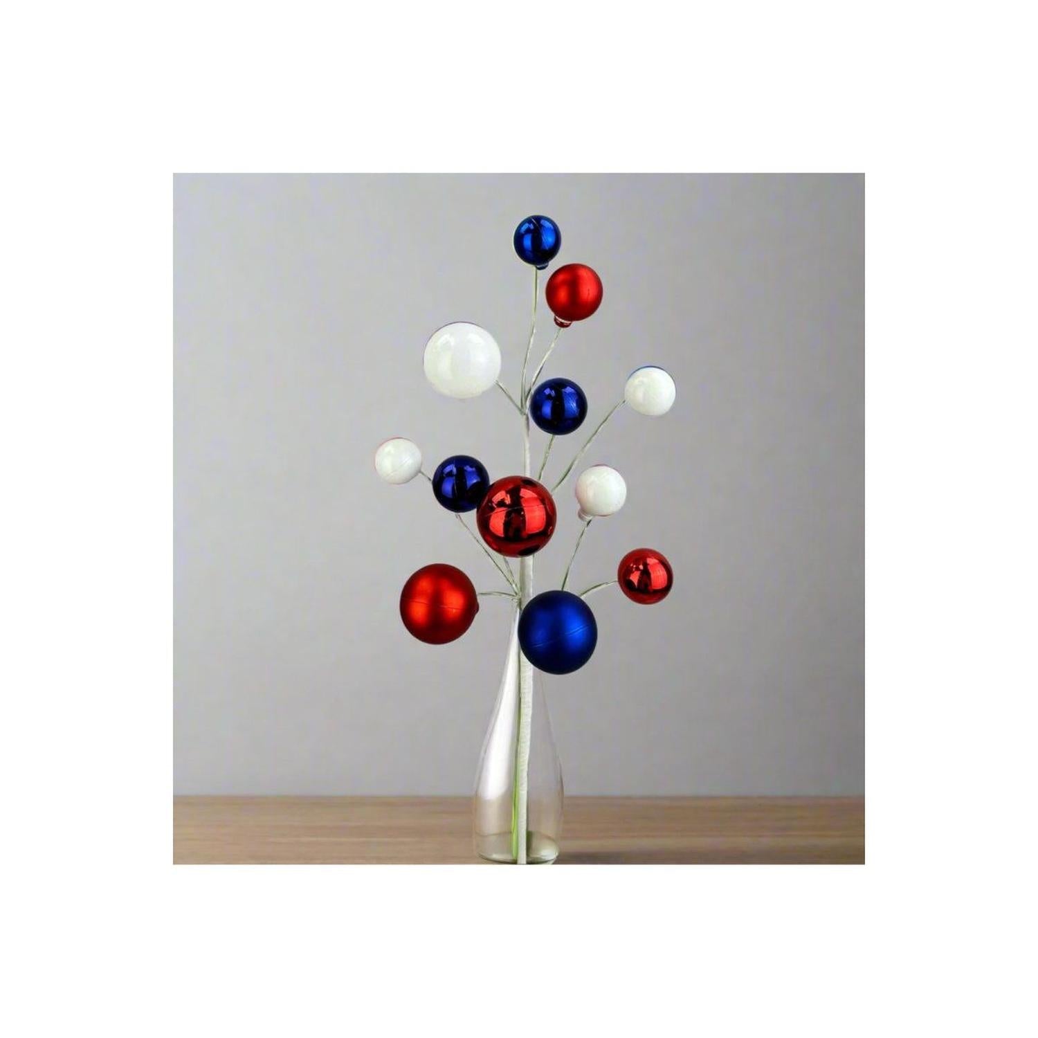 Shop For 16" Ornament Ball Pick: Red, White, Blue