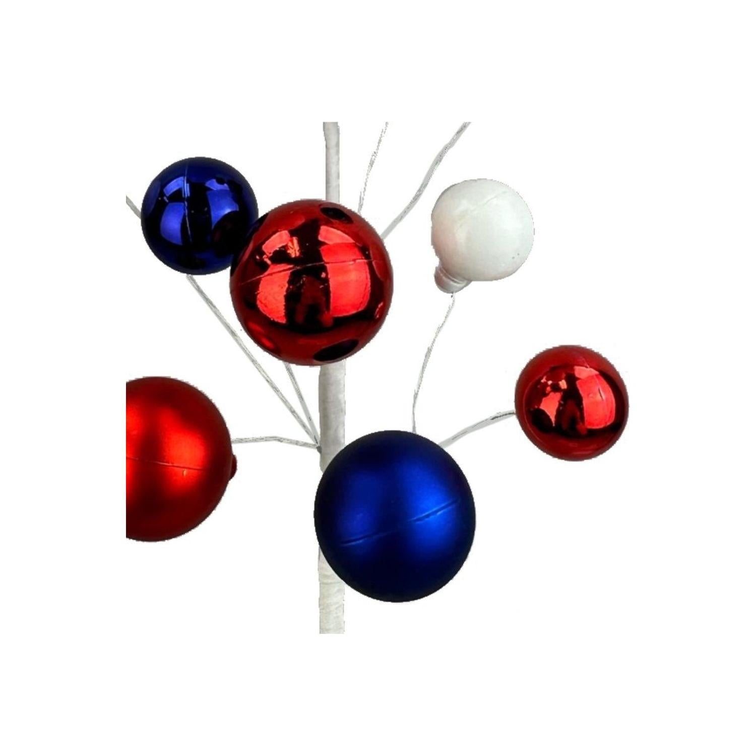 Shop For 16" Ornament Ball Pick: Red, White, Blue