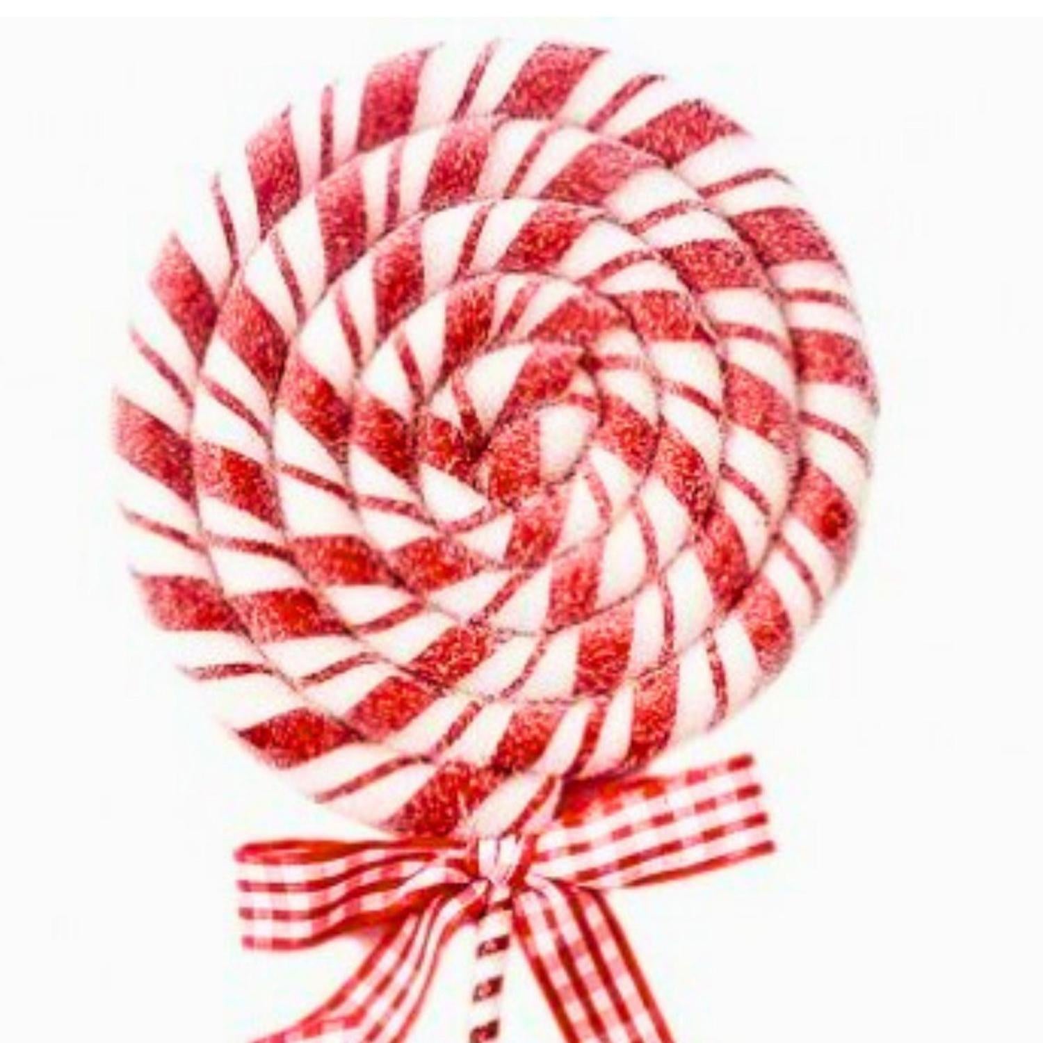 16" Peppermint Stripe Lollipop Pick