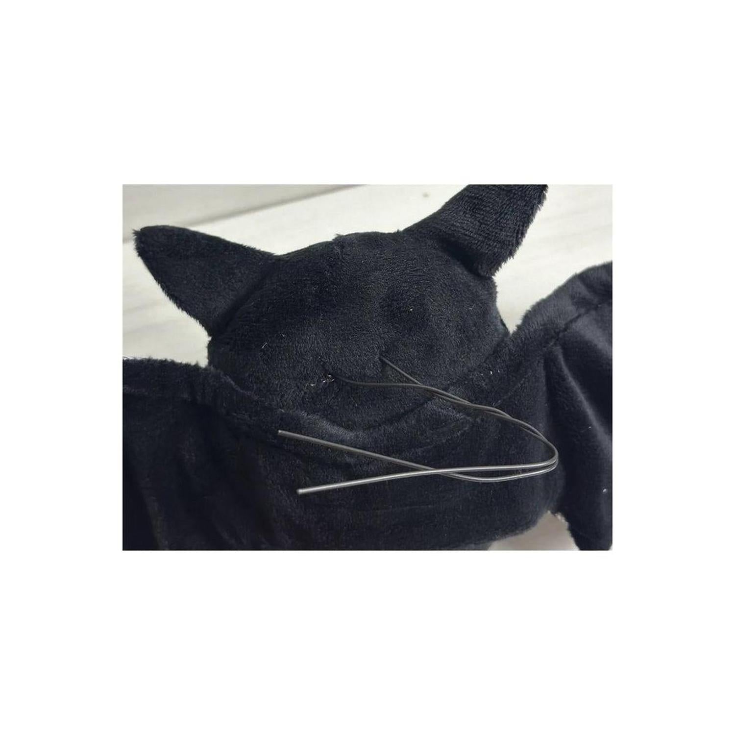 16" Plush Bat Web Lace Wings: White