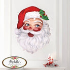 Shop For 16" Retro Santa Head Ornament Wall Piece