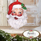Shop For 16" Retro Santa Head Ornament Wall Piece