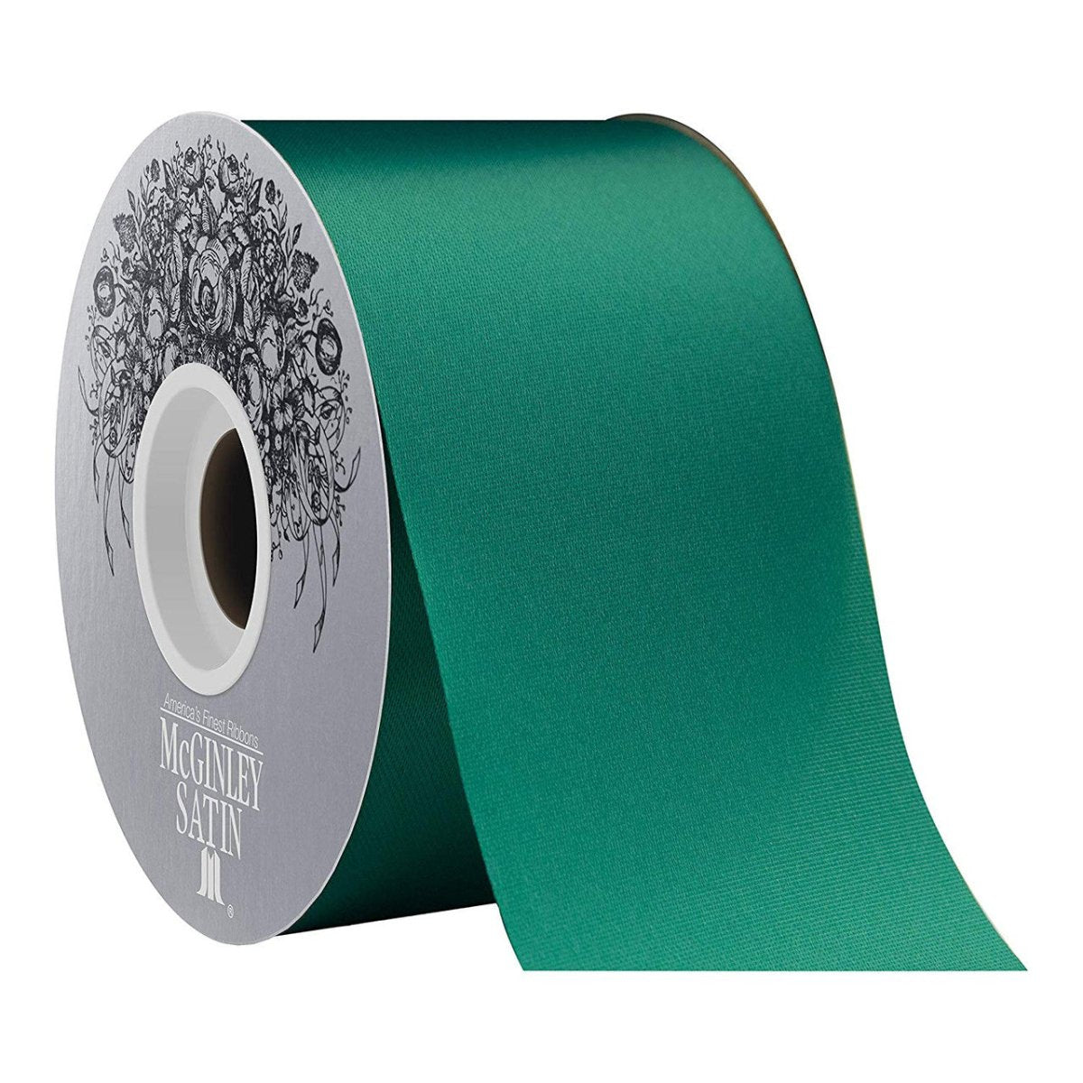 Shop For 16 Satin Acetate Ribbon Non Wired: Holiday Green (100 Yards)