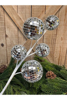 Shop For 16" Silver Disco Ball Spray at Michelle's aDOORable Creations