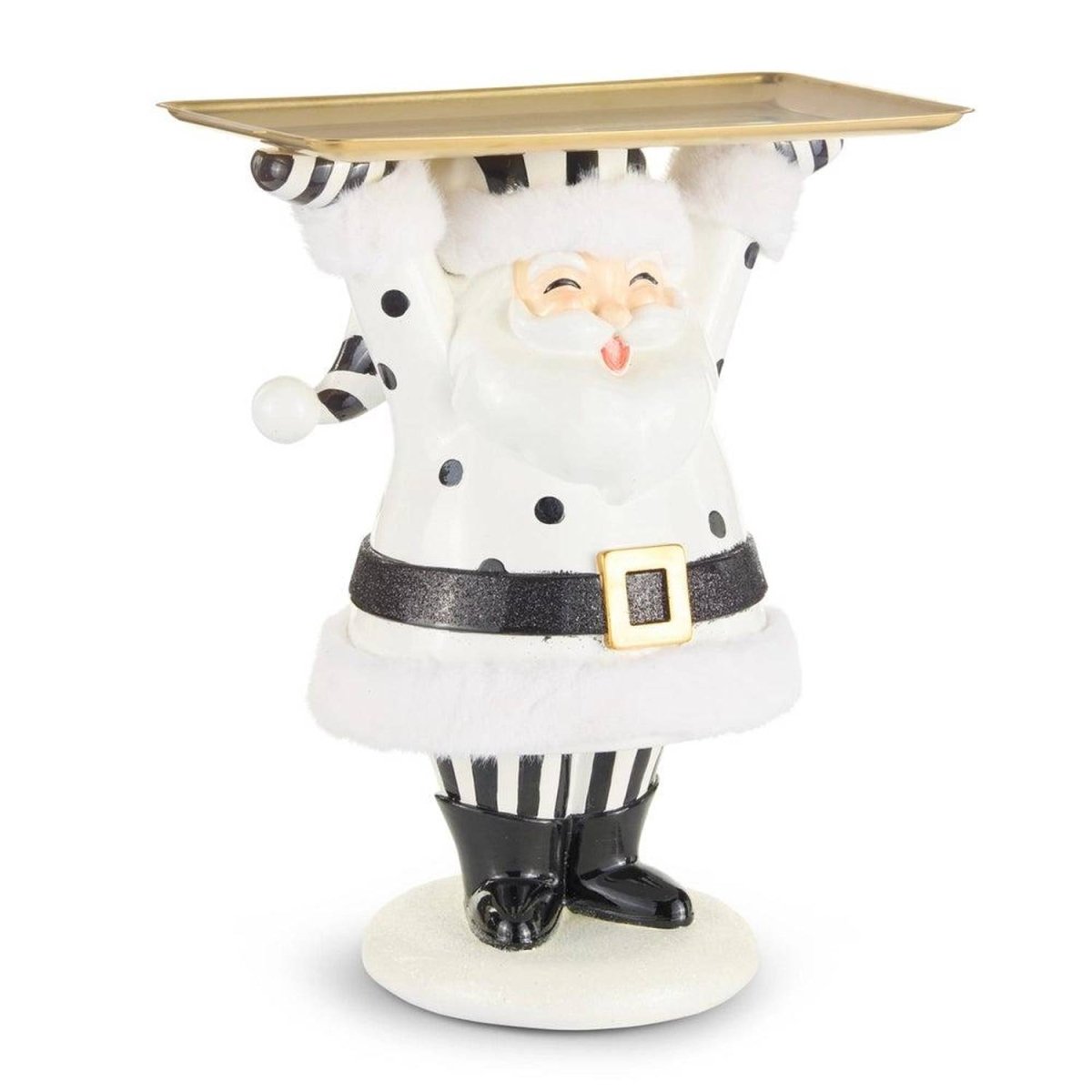 Shop For 16.5in Black White Service Santa Butler
