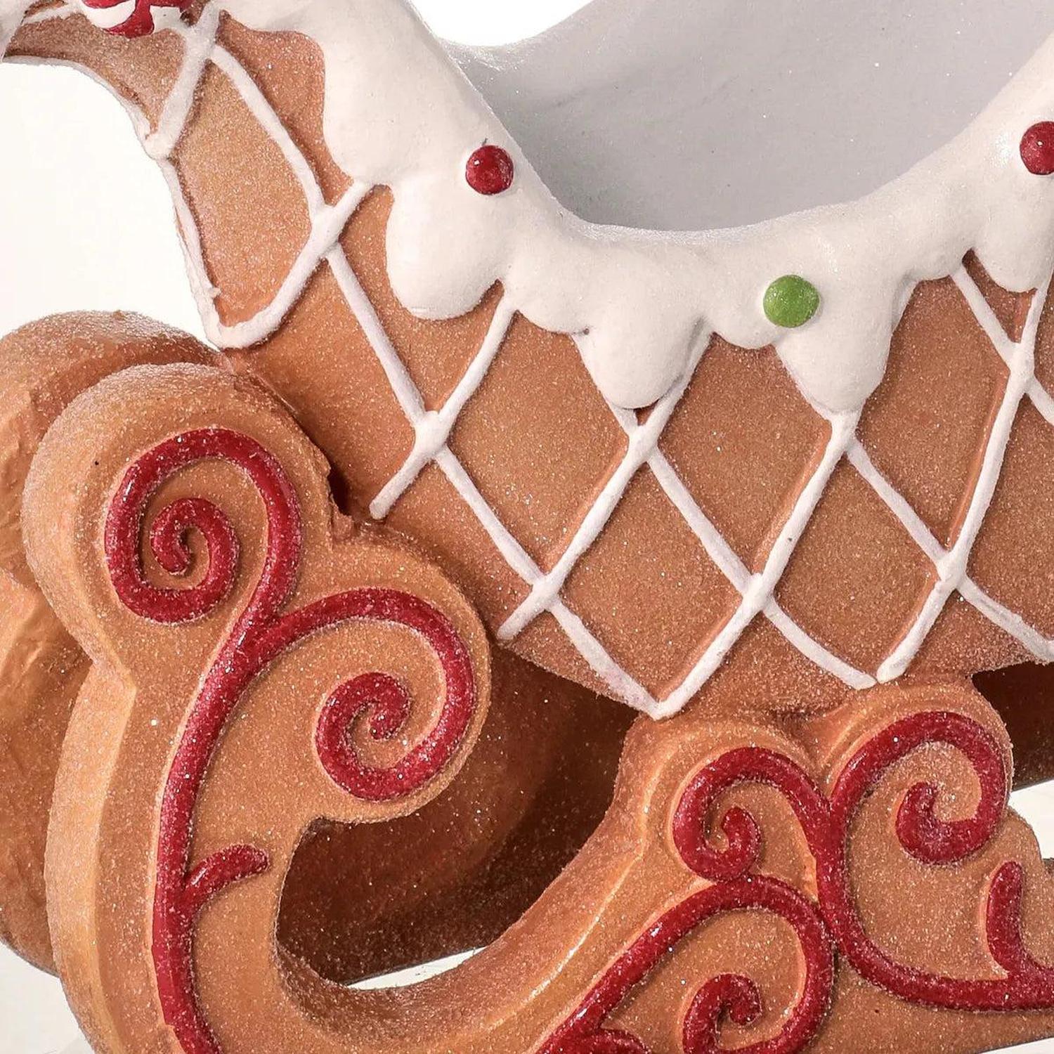Shop For 16in Resin Gingerbread Sleigh