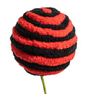 Shop For 17" Chenille Ball Pick: Red & Black