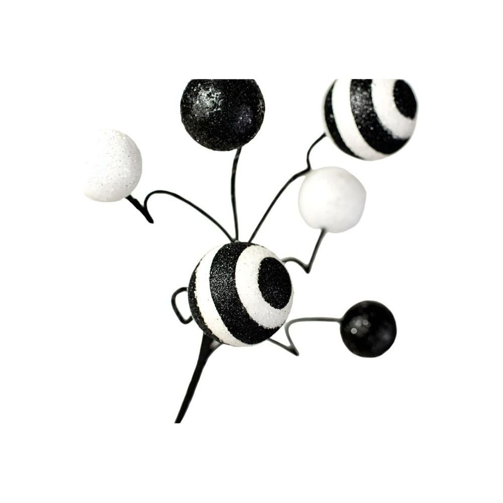 Shop For 17" Glitter Ball Pick: Black & White