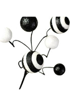 Shop For 17" Glitter Ball Pick: Black & White