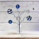 Shop For 17" Glitter Ball Pick: Navy Blue & Silver