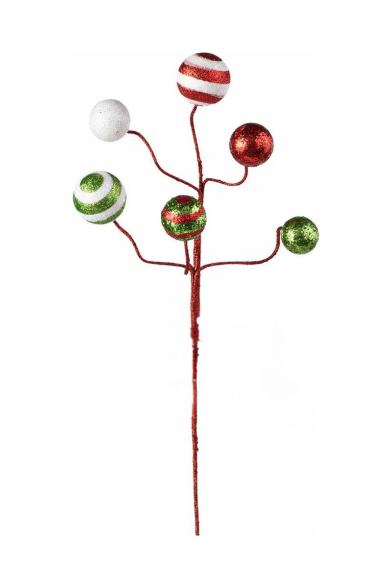 Shop For 17" Glitter Ball Pick: Red/Lime/White