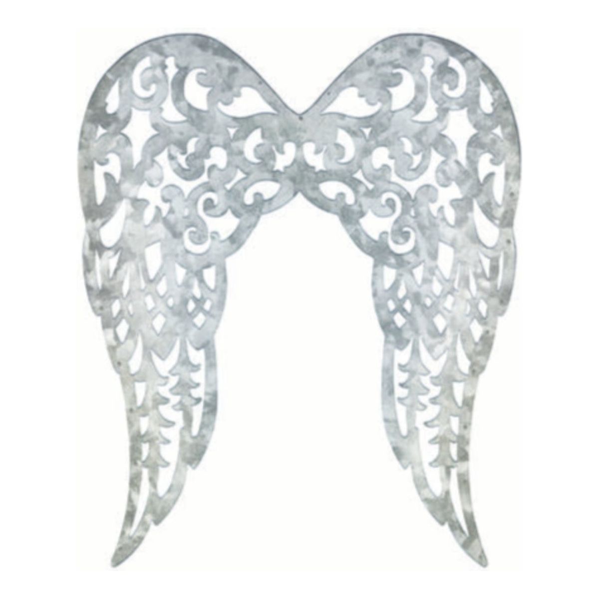 Shop For 17" Metal Filigree Angel Wings: Acid Wash