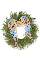 Shop For 17" Metal Filigree Angel Wings: Colorful