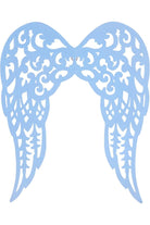 Shop For 17" Metal Filigree Angel Wings: Light Blue