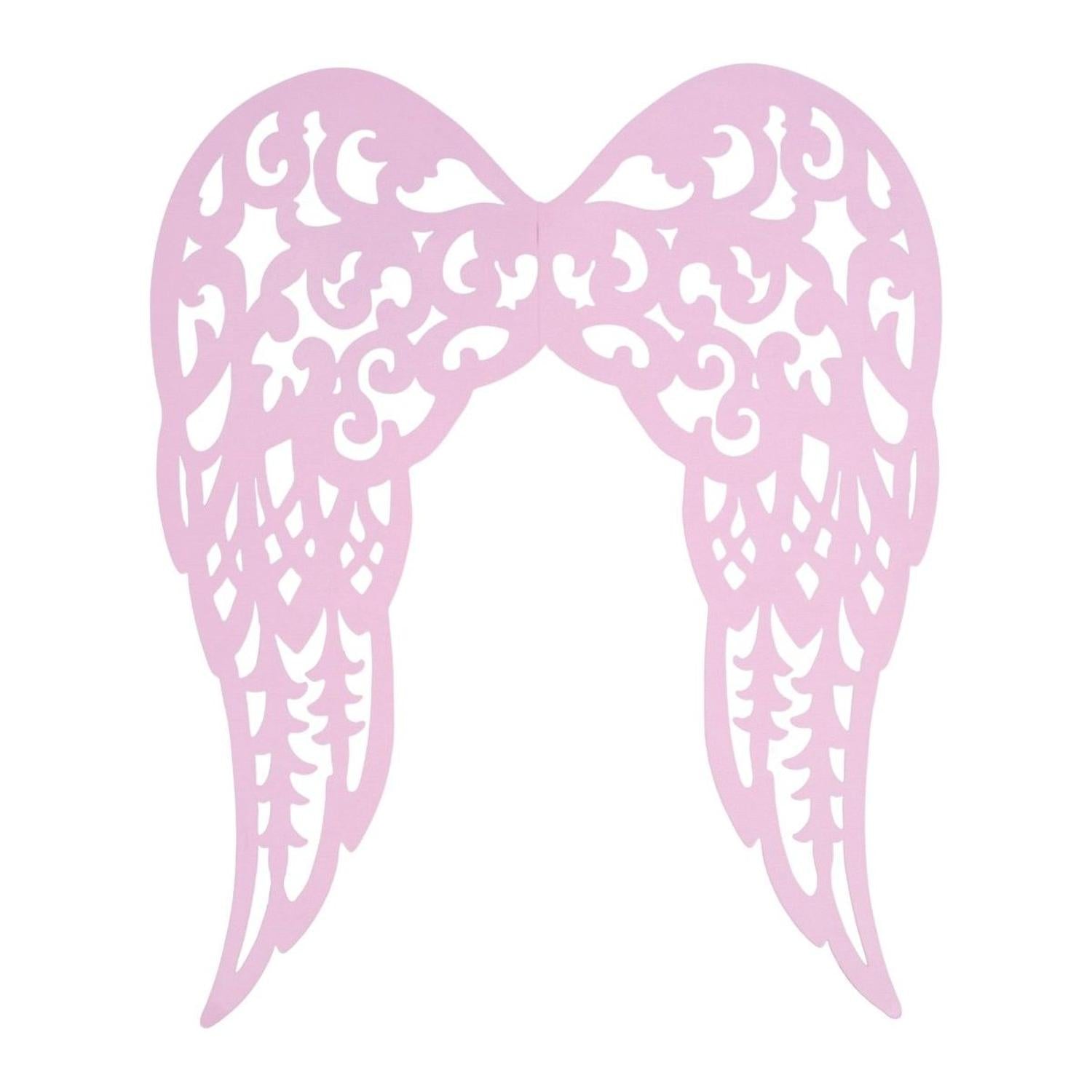 Shop For 17" Metal Filigree Angel Wings: Light Pink