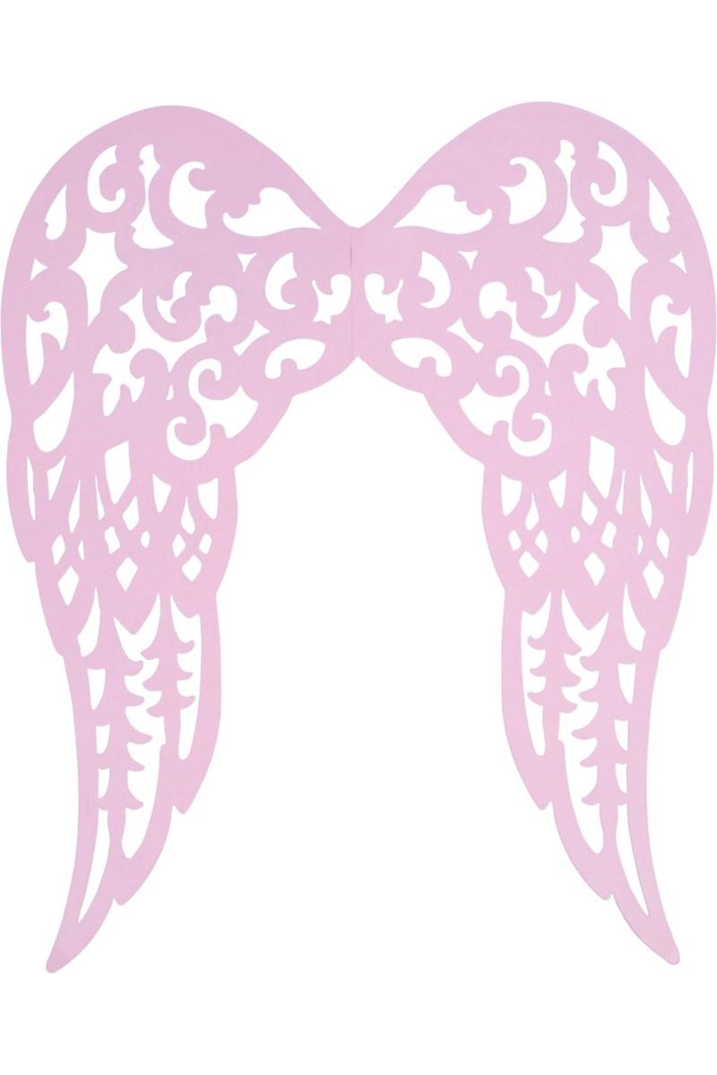 Shop For 17" Metal Filigree Angel Wings: Light Pink