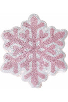 Shop For 17" Snowflake Shaped Pillow: Pink