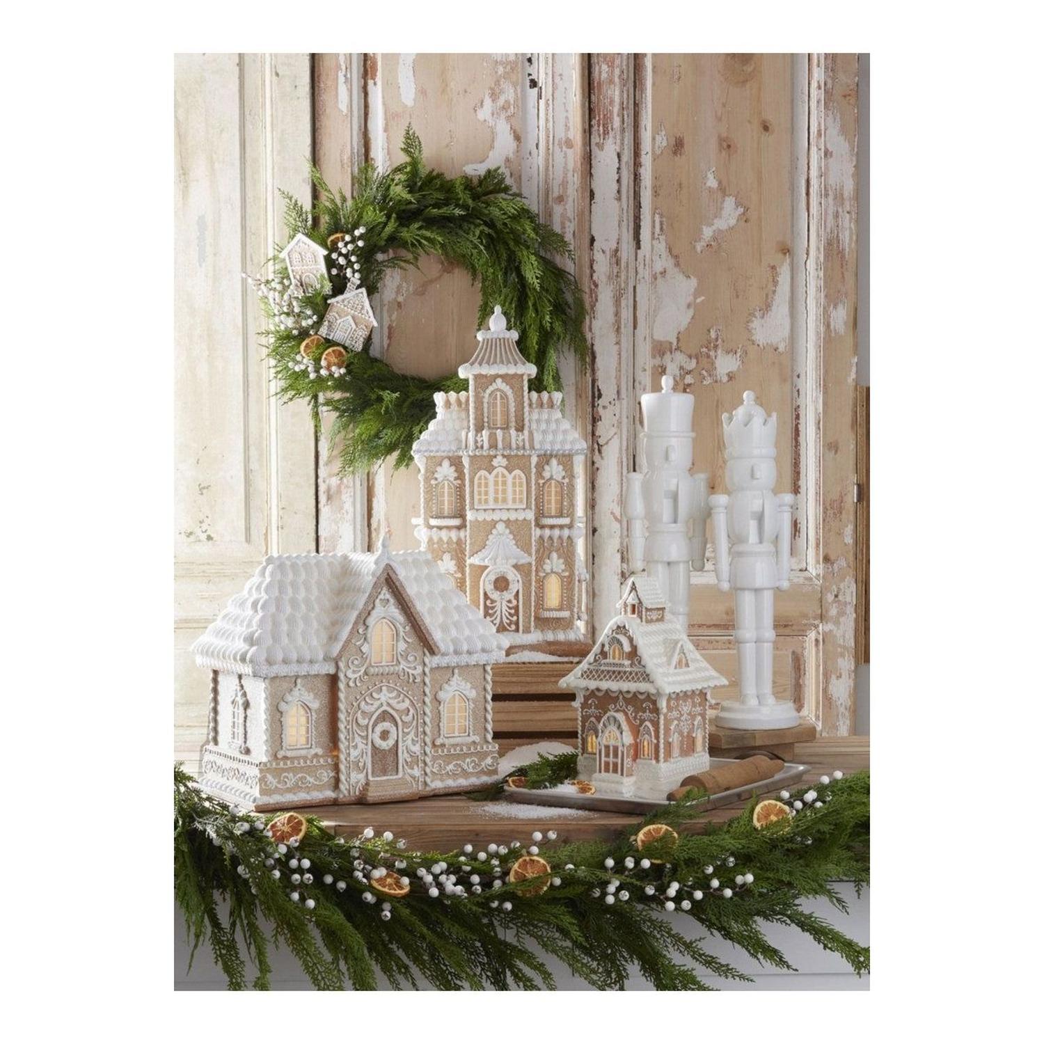 17.5" Lighted Gingerbread House