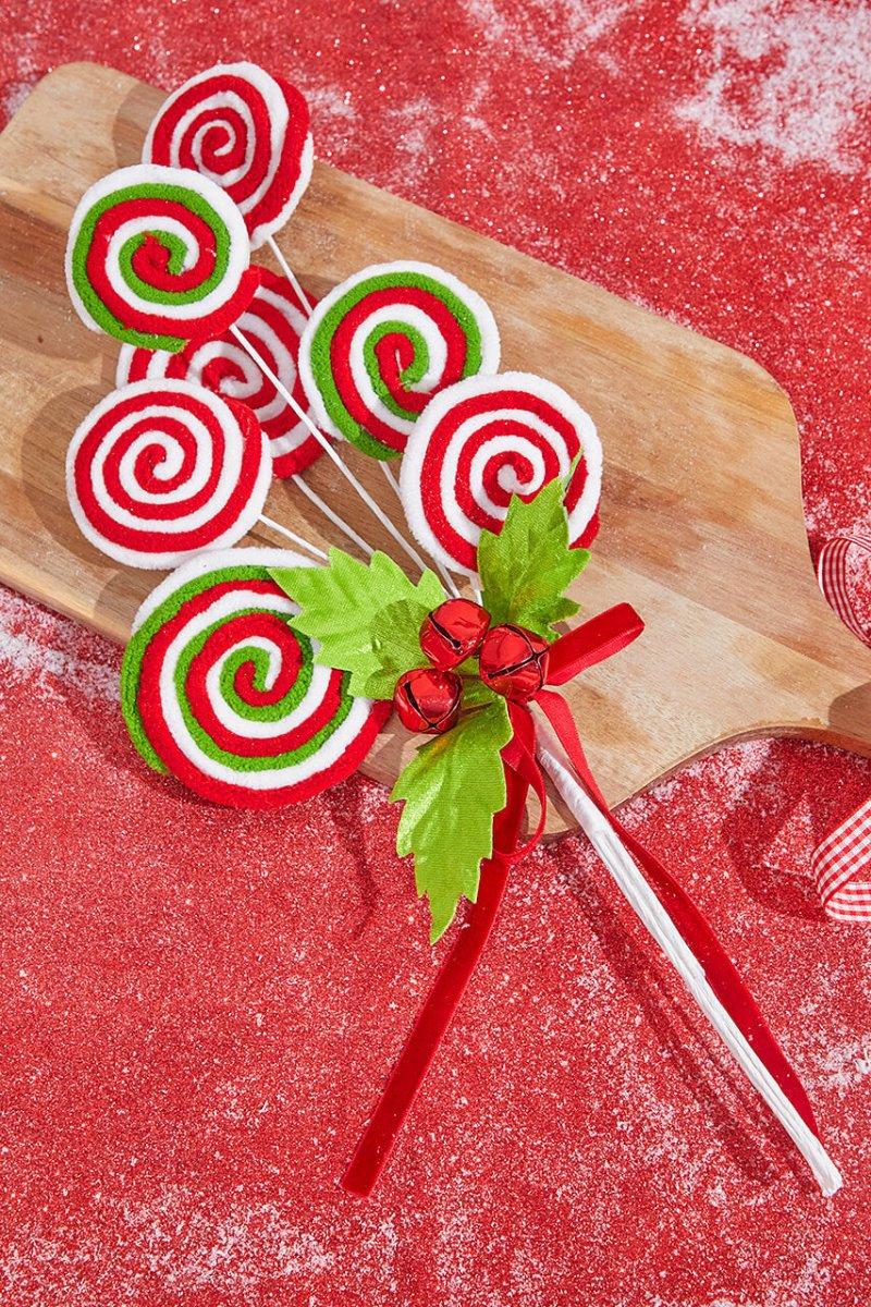 Shop For 17.5" Lollipop Ornament Bundle: Red/Green