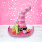 17in Pink Witch Hat w/LED