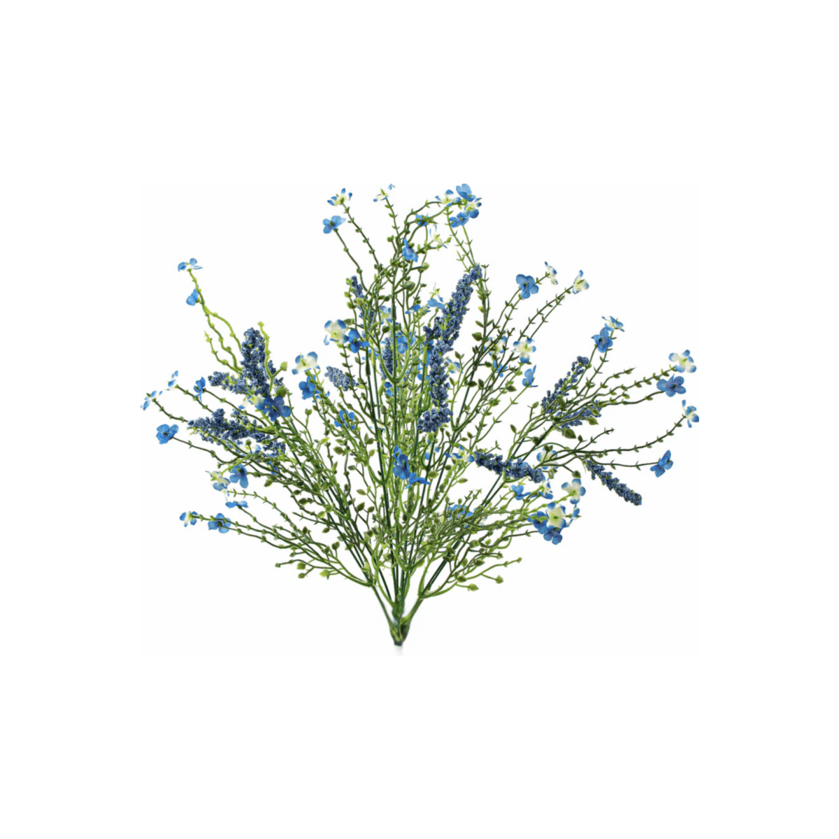 Shop For 18" Baby's Breath & Lavender Filler Bush: Blue