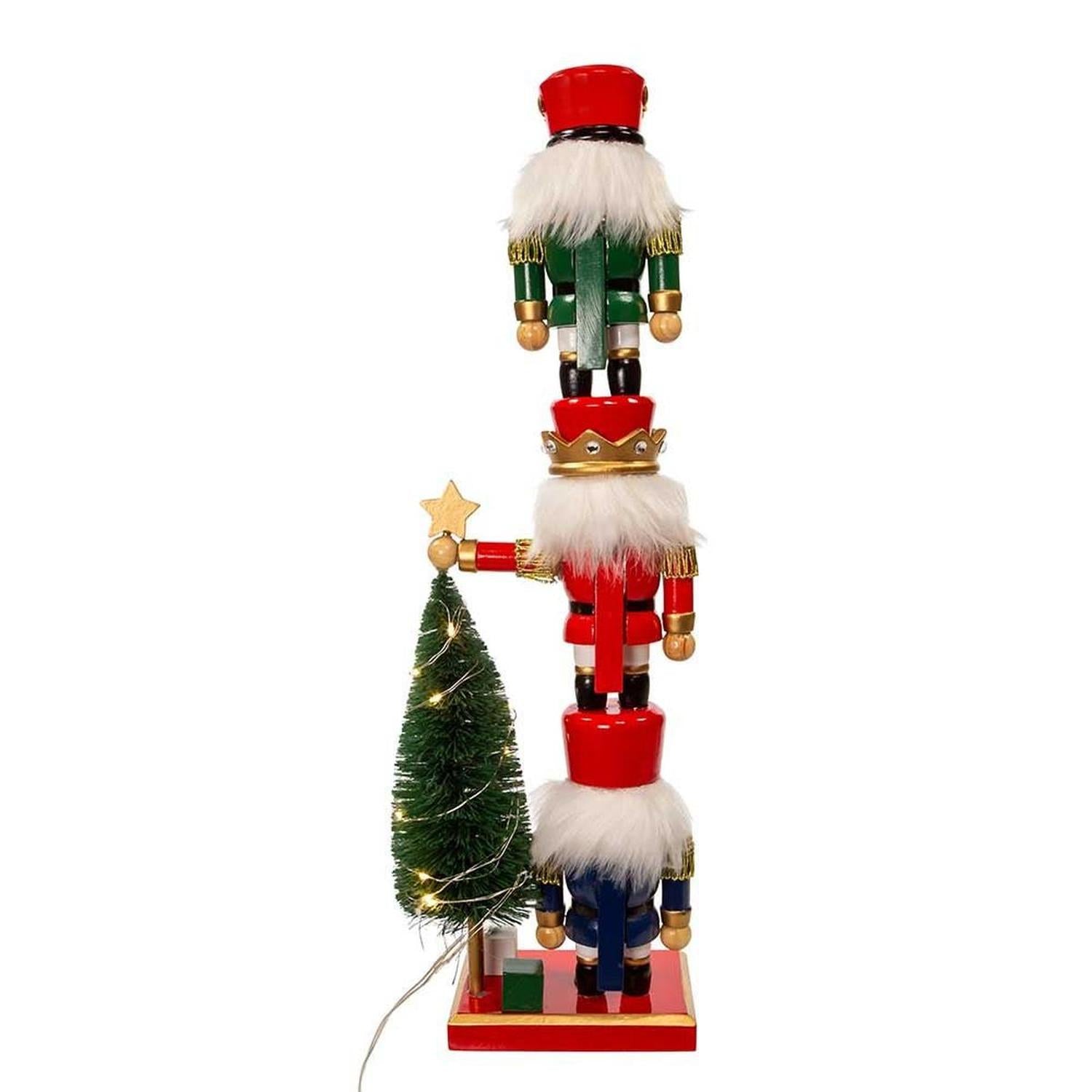 18" Battery-Operated Nutcracker With Tree
