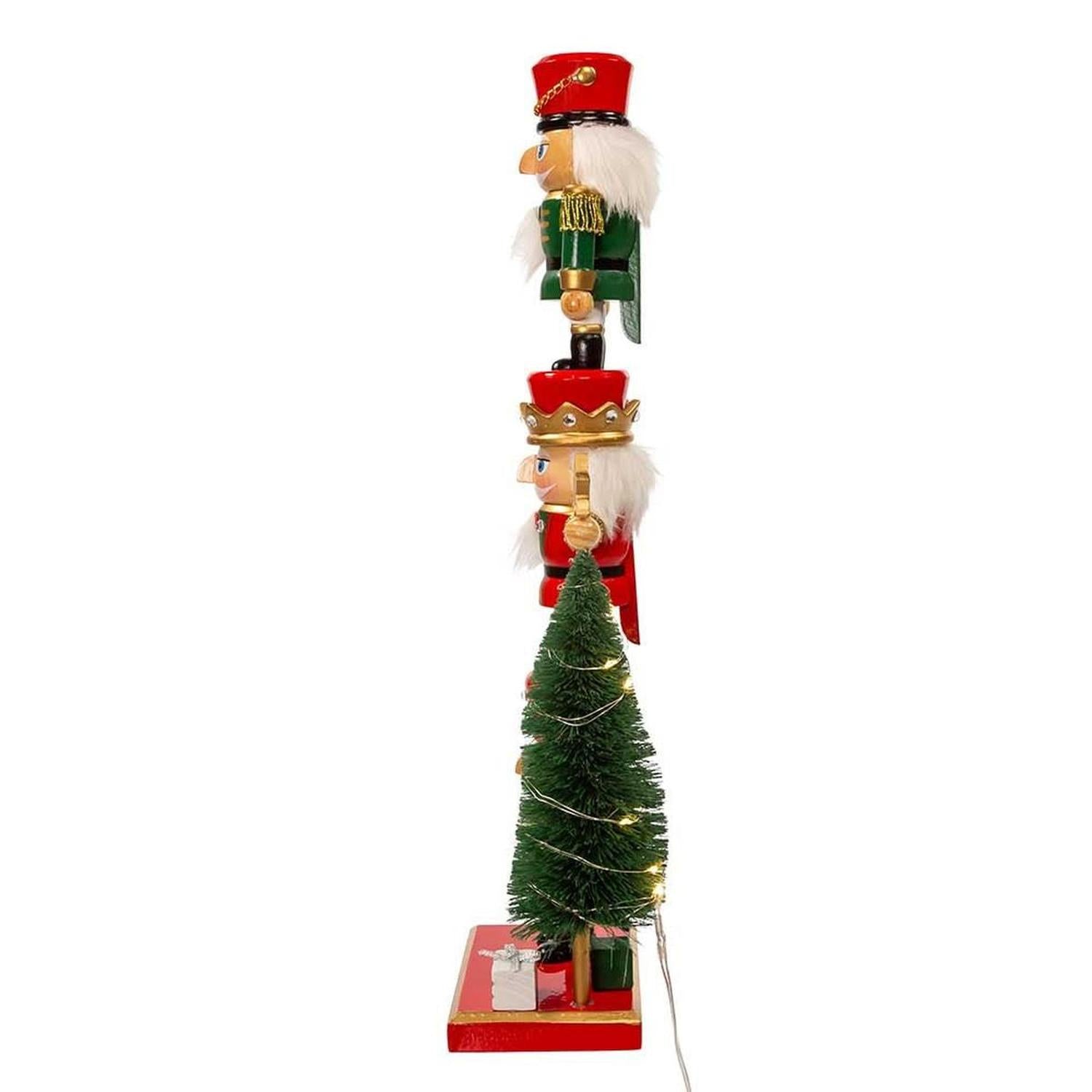 18" Battery-Operated Nutcracker With Tree