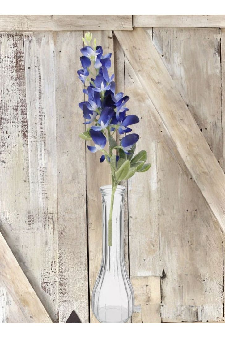 Shop For 18" Blue Bonnet Spray Stem at Michelle's aDOORable Creations