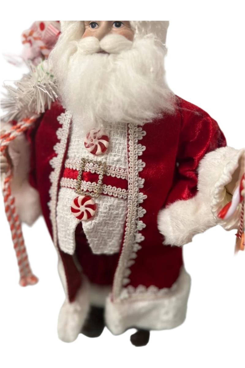 Shop For 18" Fabric Holiday Sweets Santa: Red/White