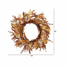 Shop For 18” Harvest Berry Artificial Wreath
