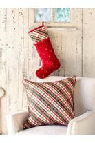 Shop For 18" Holiday Cheer Plaid Pillow