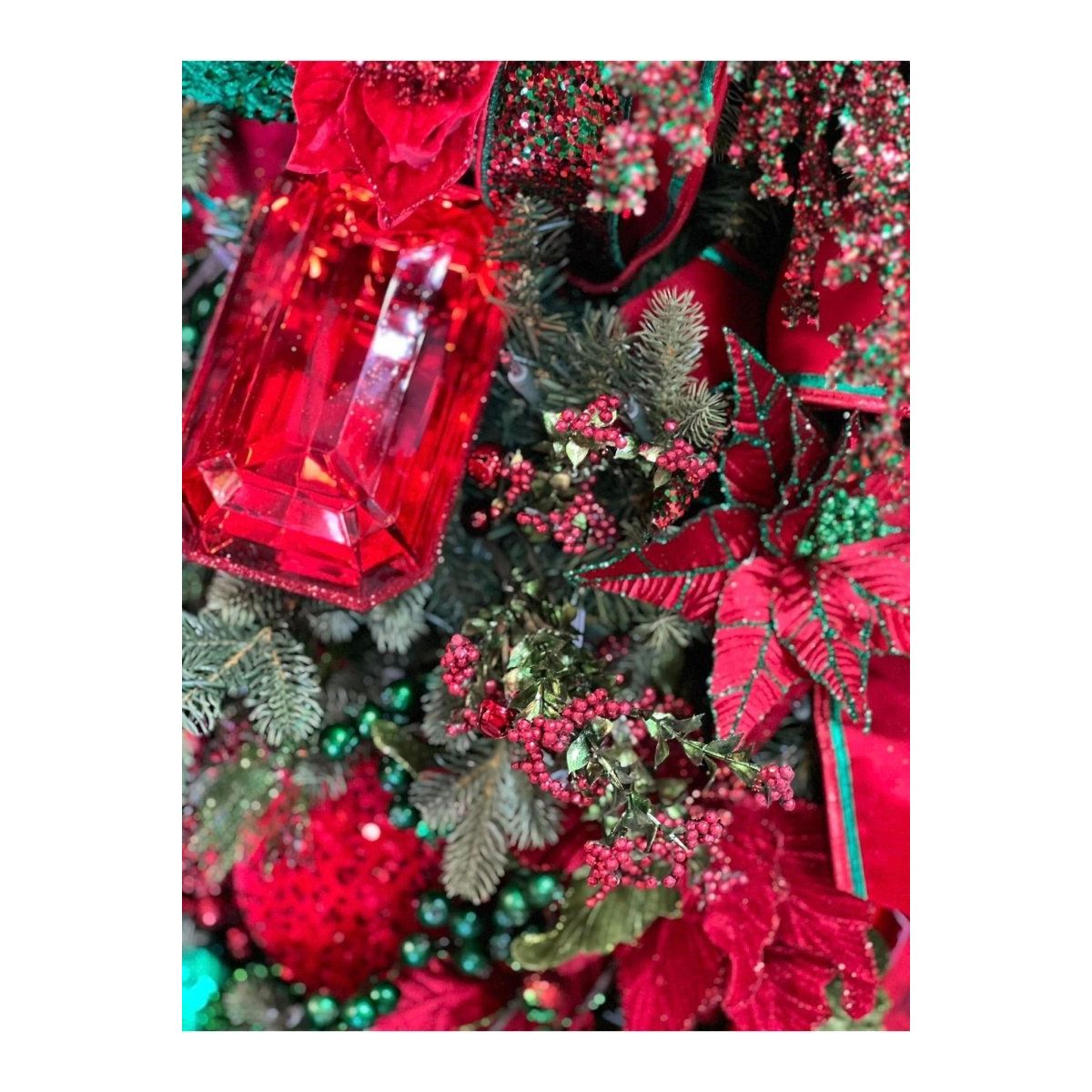 Shop For 18" Jingle Bell Berry Leaf Spray: Red/Green