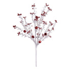 Shop For 18" Jingle Bell Berry Leaf Spray: White/Red