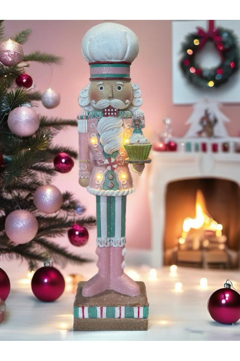 Shop For 18' Lighted Gingerbread Cupcake Nutcracker