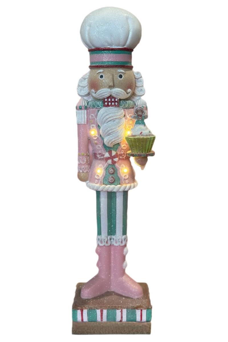 Shop For 18' Lighted Gingerbread Cupcake Nutcracker