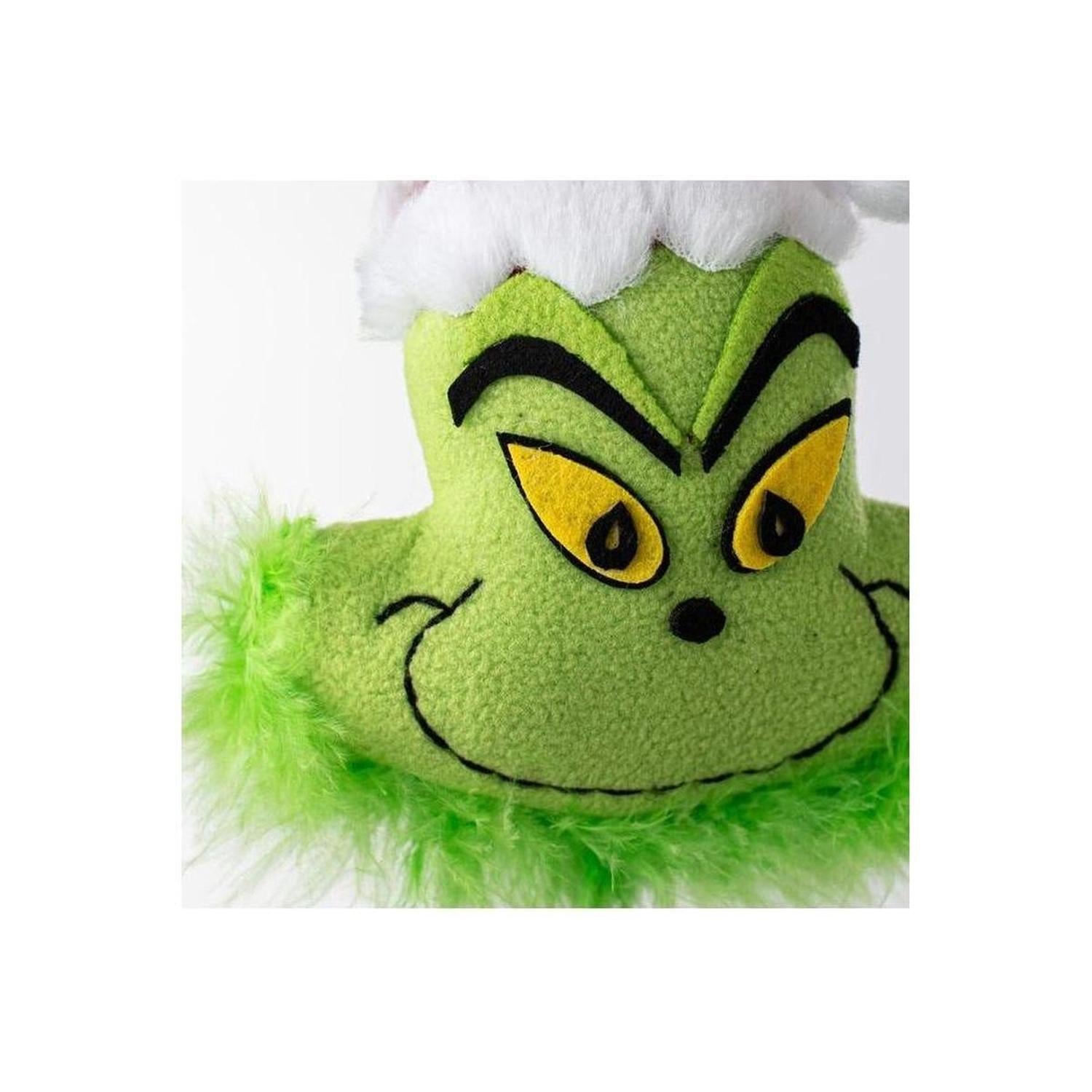 18" Plush Green Monster Head Pick