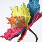Shop For 18" Pressed Velvet Poinsettia Stem: Fiesta