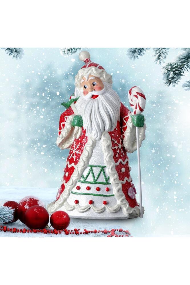 Shop For 18" Resin Candylicious Santa Red/Green