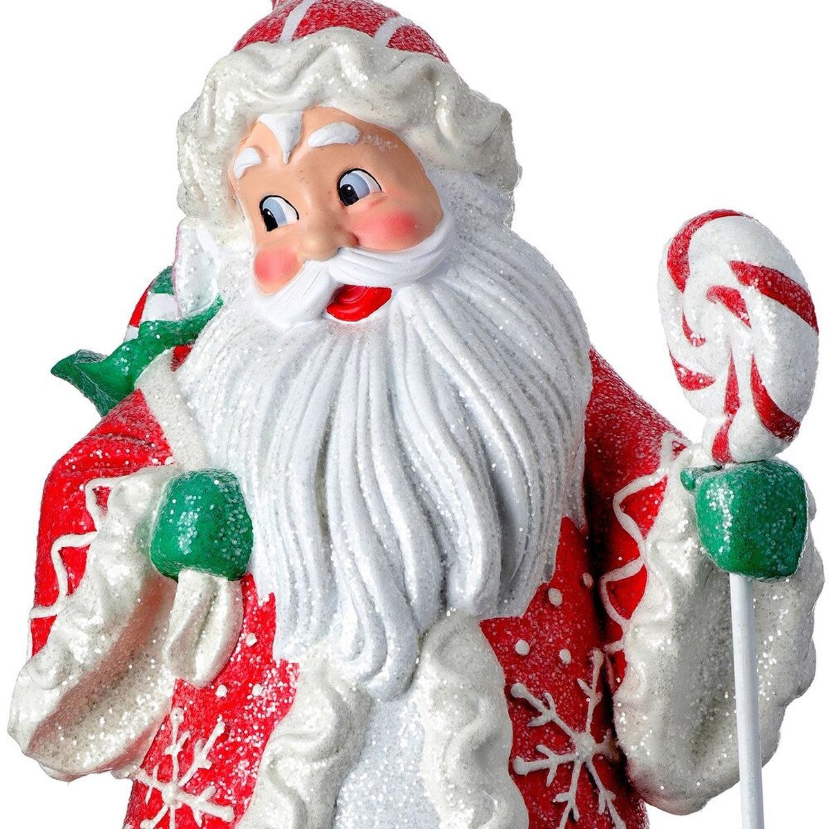 Shop For 18" Resin Candylicious Santa Red/Green