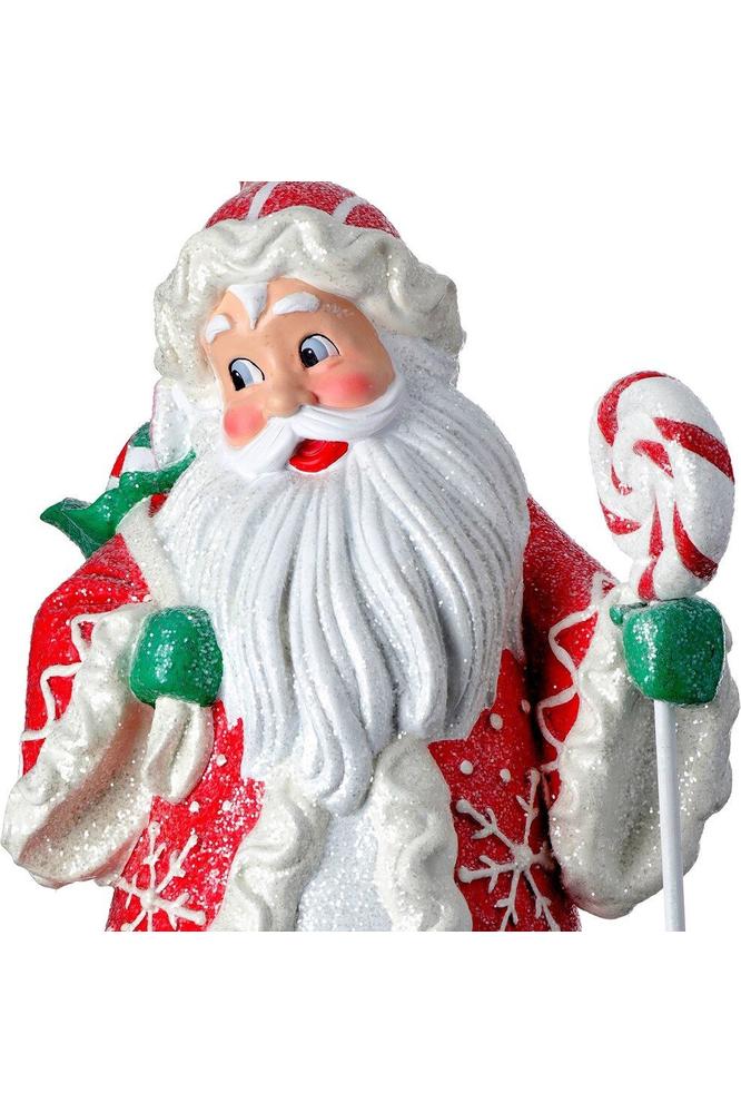Shop For 18" Resin Candylicious Santa Red/Green