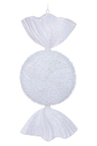 Shop For 18" White Icy Sugar Candy Ornament