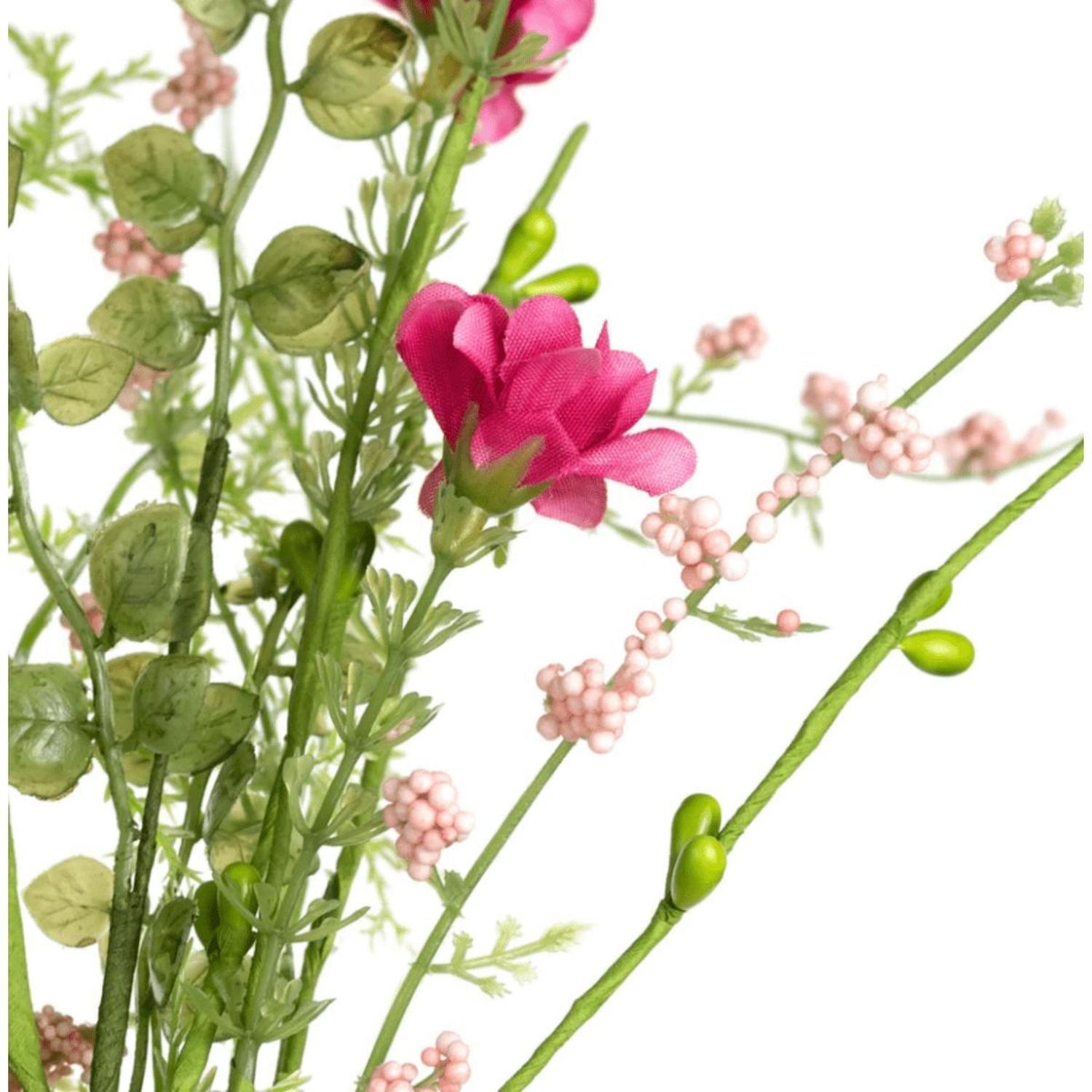 Shop For 18" Wild Flower Filler Pick: Pink